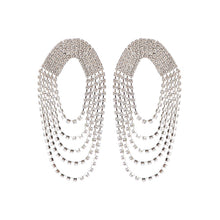 Rhinestone Cascading Earrings