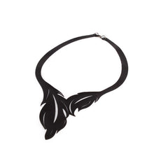 Feather Rubber Necklace