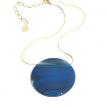 Agate Disc Necklace