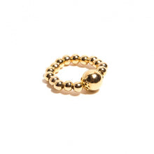 Spheres Gold Plated Metal Ring