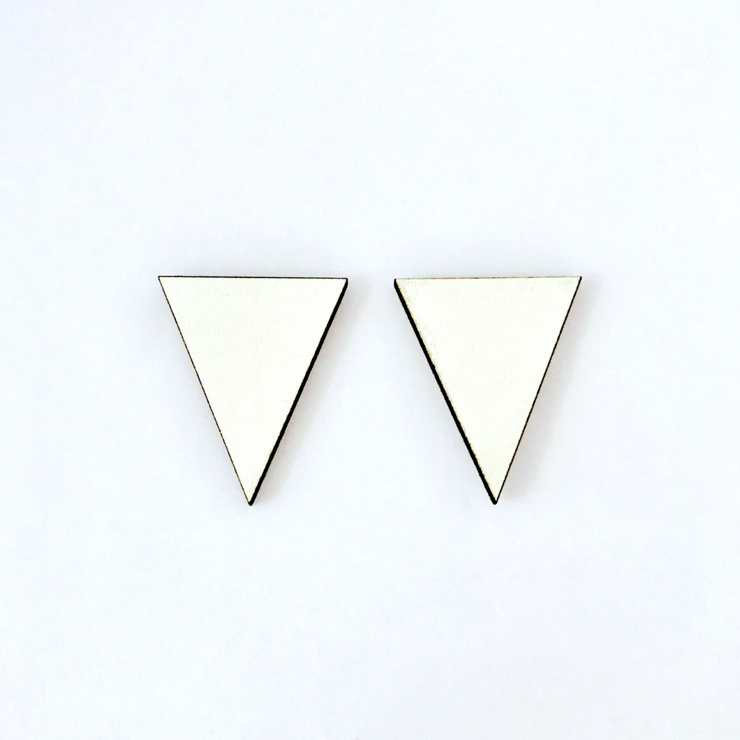 Small Triangle Earrings